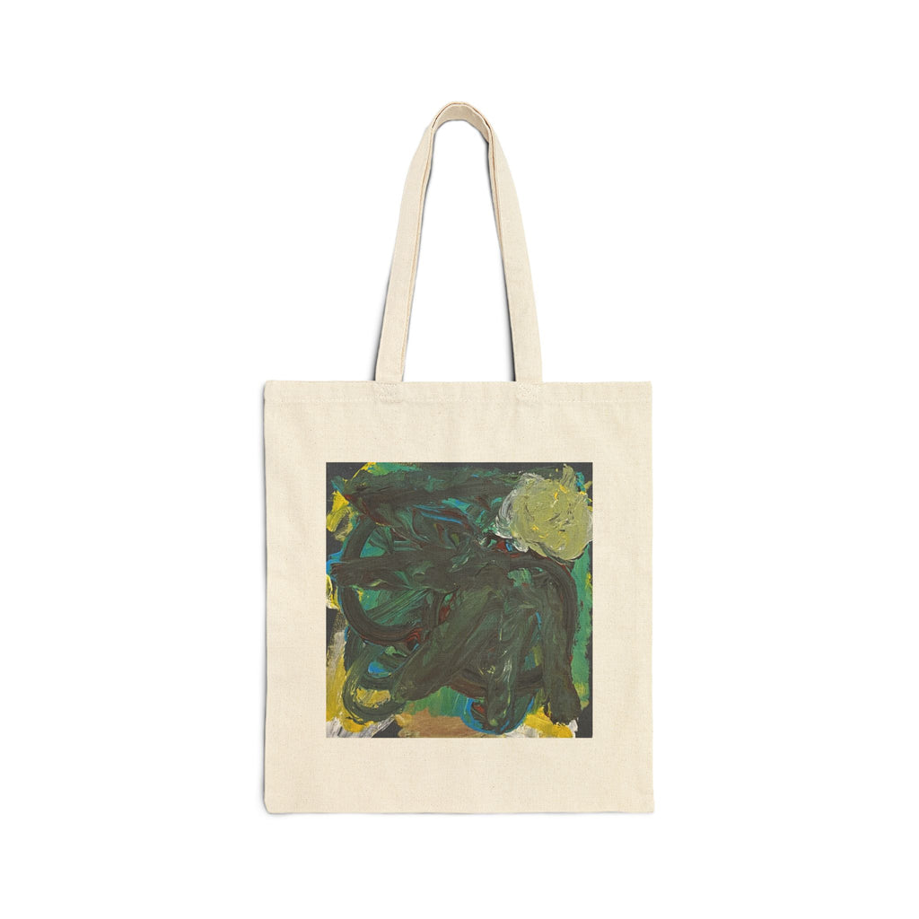 Darkness Into Light Cotton Canvas Tote Bag